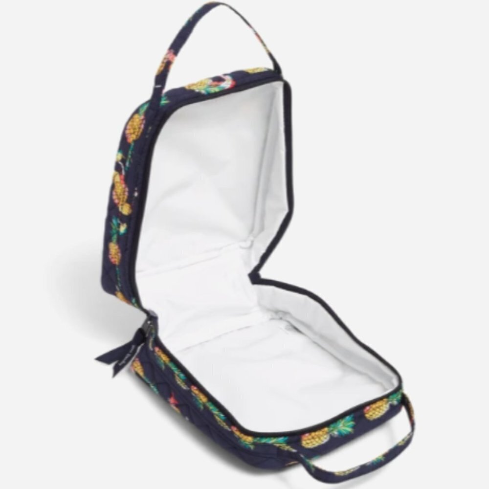 New Vera Bradley Lunch Bunch Bag Toucan Pineapple Tropical Print - Picture 2 of 7